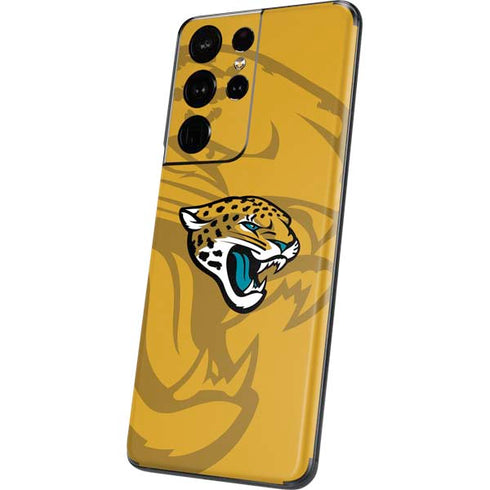 NFL Jacksonville Jaguars Double Vision Galaxy S21 Ultra 5G Skin