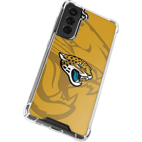 NFL Jacksonville Jaguars Double Vision Galaxy S22 Plus Clear Case