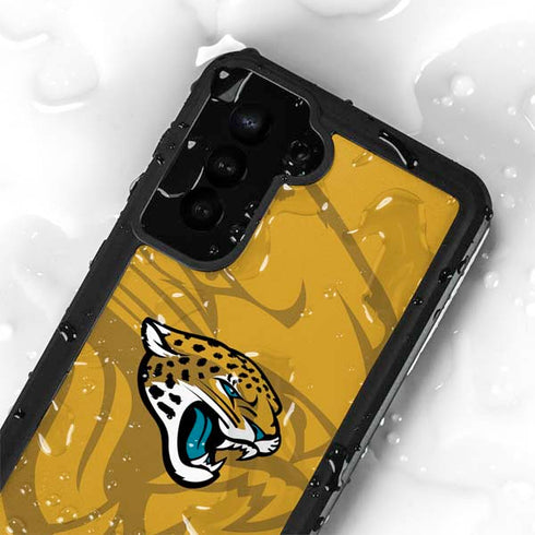NFL Jacksonville Jaguars Double Vision Galaxy S23 Plus Waterproof Case