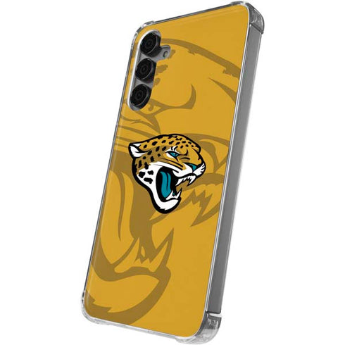 NFL Jacksonville Jaguars Double Vision Galaxy S24 Plus Clear Case