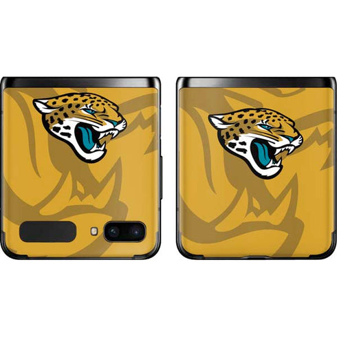 NFL Jacksonville Jaguars Double Vision Galaxy Z Flip Skin