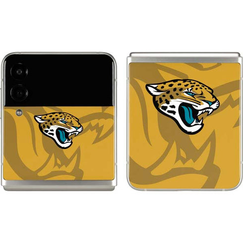 NFL Jacksonville Jaguars Double Vision Galaxy Z Flip3 5G Skin
