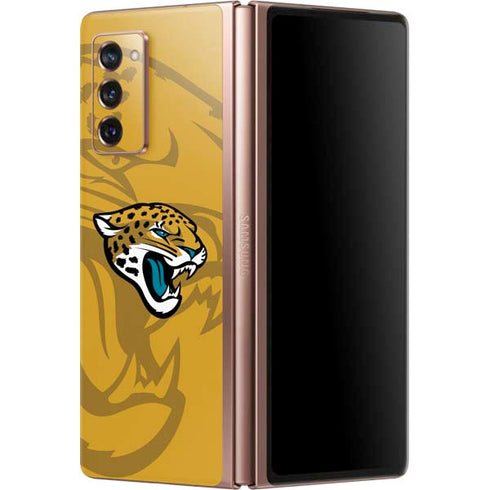 NFL Jacksonville Jaguars Double Vision Galaxy Z Fold2 5G Skin