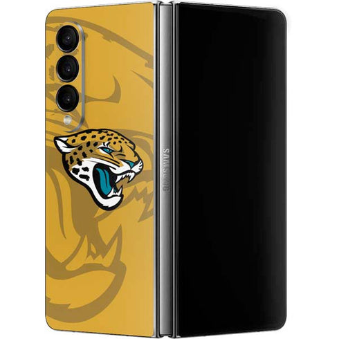 NFL Jacksonville Jaguars Double Vision Galaxy Z Fold4 5G Skin
