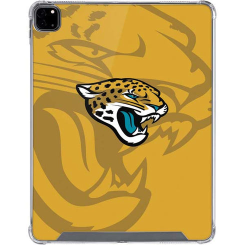 NFL Jacksonville Jaguars Double Vision iPad Pro 12.9in (2020) Clear Case