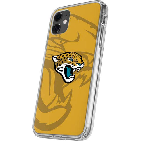 NFL Jacksonville Jaguars Double Vision iPhone 11 Clear Case