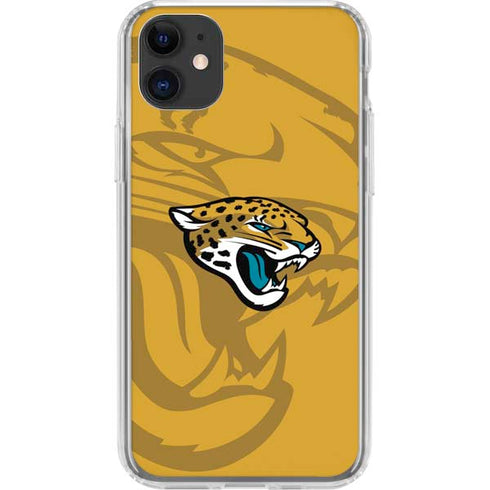 NFL Jacksonville Jaguars Double Vision iPhone 11 Clear Case