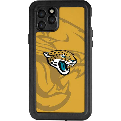 NFL Jacksonville Jaguars Double Vision iPhone 11 Pro Waterproof Case