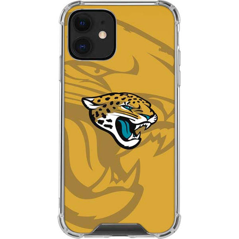 NFL Jacksonville Jaguars Double Vision iPhone 12 Clear Case