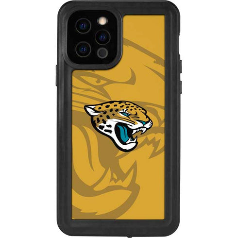 NFL Jacksonville Jaguars Double Vision iPhone 12 Pro Waterproof Case