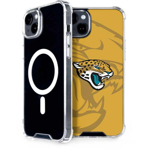 NFL Jacksonville Jaguars Double Vision iPhone 15 Plus MagSafe Case