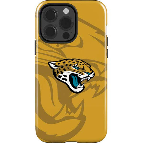 NFL Jacksonville Jaguars Double Vision iPhone 15 Pro Impact Case