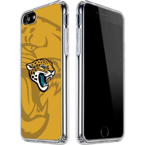 NFL Jacksonville Jaguars Double Vision iPhone SE (2nd & 3rd Gen) Clear Case