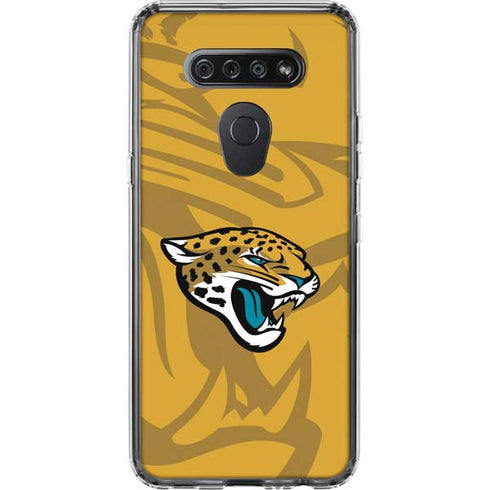 NFL Jacksonville Jaguars Double Vision LG K51/Q51 Clear Case