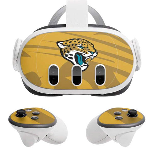 NFL Jacksonville Jaguars Double Vision Meta Quest 3 Skin