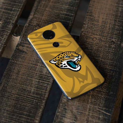 NFL Jacksonville Jaguars Double Vision Moto E5 Plus Skin