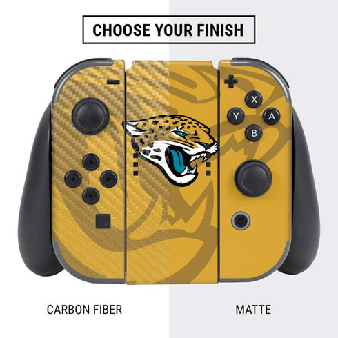 NFL Jacksonville Jaguars Double Vision Nintendo Switch Bundle Skin