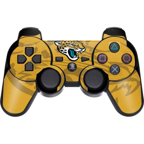 NFL Jacksonville Jaguars Double Vision PS3 Dual Shock wireless controller Skin