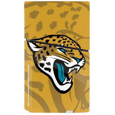 NFL Jacksonville Jaguars Double Vision PS5 Slim Disk Bundle Skin