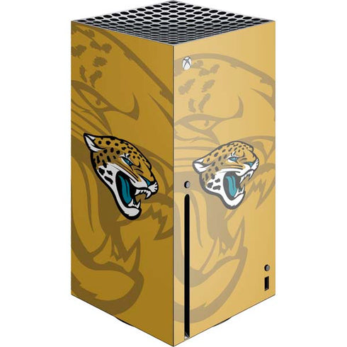 NFL Jacksonville Jaguars Double Vision Xbox Series X Console Skin