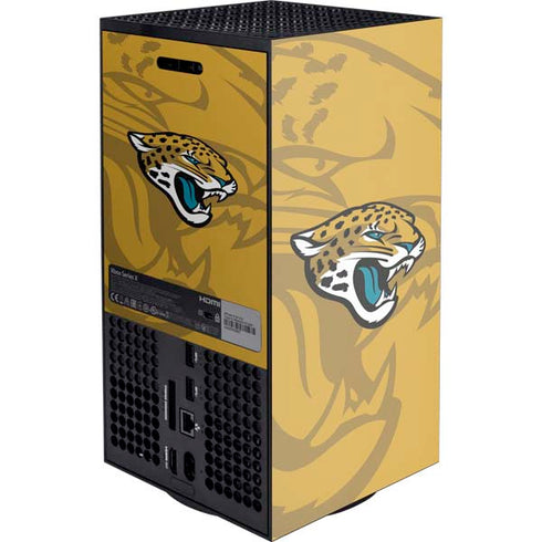NFL Jacksonville Jaguars Double Vision Xbox Series X Console Skin