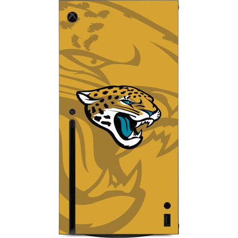 NFL Jacksonville Jaguars Double Vision Xbox Series X Console Skin