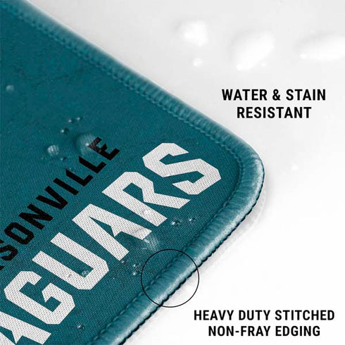 NFL Jacksonville Jaguars Teal Distressed Gaming Mouse Pad