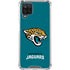NFL Jacksonville Jaguars Teal Distressed Galaxy A12 Clear Case