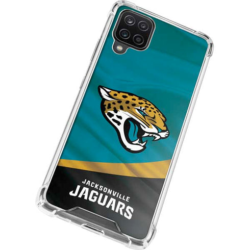 NFL Jacksonville Jaguars Galaxy A12 Clear Case