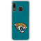 NFL Jacksonville Jaguars Teal Distressed Galaxy A20 Clear Case