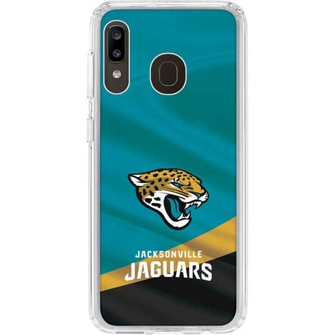 NFL Jacksonville Jaguars Galaxy A20 Clear Case