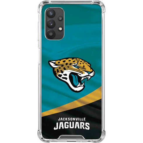 NFL Jacksonville Jaguars Galaxy A32 5G Clear Case