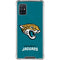 NFL Jacksonville Jaguars Teal Distressed Galaxy A51 5G Clear Case