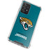 NFL Jacksonville Jaguars Teal Distressed Galaxy A52 5G Clear Case