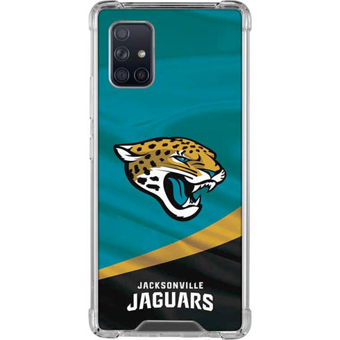 NFL Jacksonville Jaguars Galaxy A71 5G Clear Case