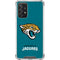 NFL Jacksonville Jaguars Teal Distressed Galaxy A72 5G Clear Case