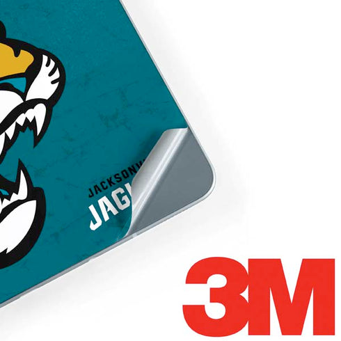 NFL Jacksonville Jaguars Teal Distressed Galaxy Book 12in Skin