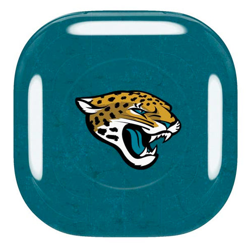 NFL Jacksonville Jaguars Teal Distressed Galaxy Buds Pro Skin