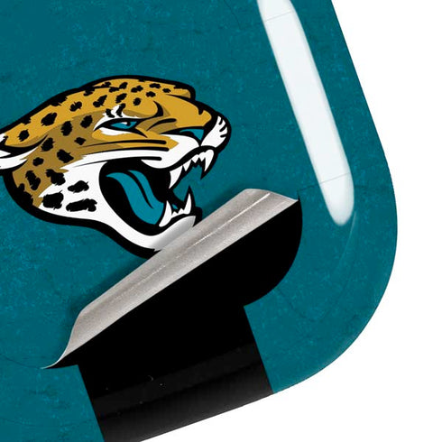 NFL Jacksonville Jaguars Teal Distressed Galaxy Buds Pro Skin