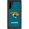 NFL Jacksonville Jaguars Teal Distressed Galaxy Note 10 Waterproof Case
