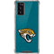 NFL Jacksonville Jaguars Teal Distressed Galaxy Note20 5G Clear Case