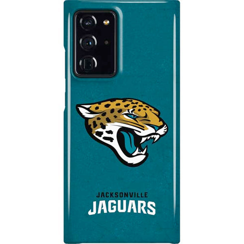 NFL Jacksonville Jaguars Teal Distressed Galaxy Note20 Ultra 5G Lite Case