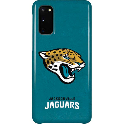 NFL Jacksonville Jaguars Teal Distressed Galaxy S20 Lite Case