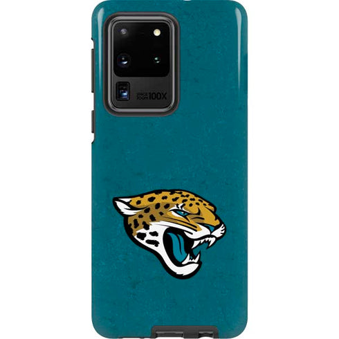 NFL Jacksonville Jaguars Teal Distressed Galaxy S20 Ultra 5G Pro Case