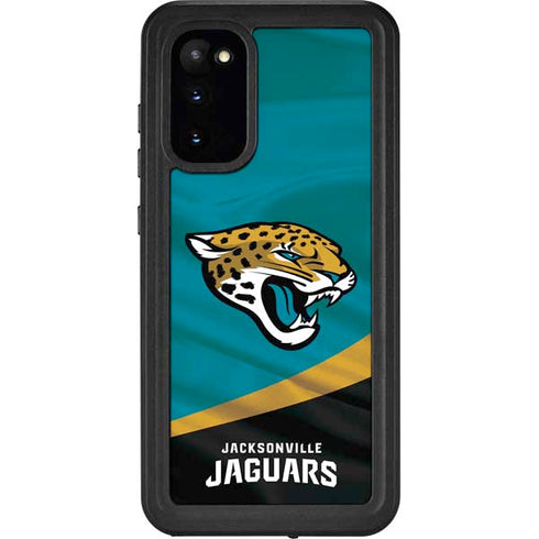 NFL Jacksonville Jaguars Galaxy S20 Waterproof Case