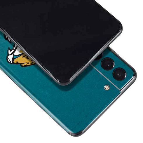 NFL Jacksonville Jaguars Teal Distressed Galaxy S21 5G Skin