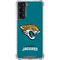 NFL Jacksonville Jaguars Teal Distressed Galaxy S22 Clear Case