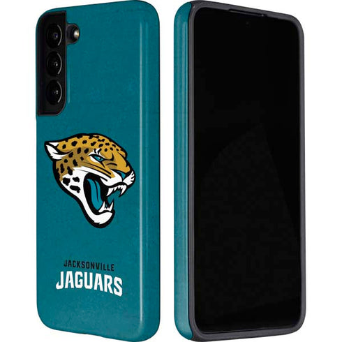 NFL Jacksonville Jaguars Teal Distressed Galaxy S22 Pro Case