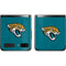 NFL Jacksonville Jaguars Teal Distressed Galaxy Z Flip Skin