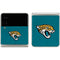 NFL Jacksonville Jaguars Teal Distressed Galaxy Z Flip3 5G Skin
